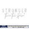 Stronger than the storm embroidery design