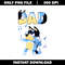 Bluey Bandit Dad png