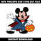 Halloween disney mickey mouse svg