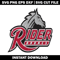 Rider University Logo svg