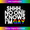 KO-20240105-5633_Shhh.. No One Knows I'm Gay - Gay Men's T shirt 2380.jpg