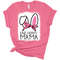 One Hoppy Mama Bunny Ears Women's Bella Easter T-Shirt, Easter Gift, Bunny Shirts, Happy Easter Shirt, Mama Easter Shirt, Gifts for Her.jpg