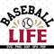 Baseball Life svg, Baseball png, Baseball cricut cut files silhouette files, Instant download.jpg