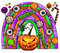 Halloween rainbow png sublimation design download, Happy Halloween png, spooky season png, trick or treat png, sublimate designs download.jpg