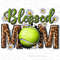 Blessed mom with Tennis and daisy png, Mother's Day png, sport png, western mom png, Tennis ball png, sublimate designs download.jpg