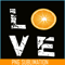 VLT21102324-Orange Love PNG, Retro Valentine PNG, Valentine Holidays PNG.png