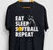 Softball Shirt, Softball Mom Shirt, Softball Gifts, Softball Gift, Eat Sleep Softball Repeat Hoodie  Youth Shirt  Unisex T-shirt.jpg