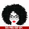 OTH0001-Afro puff svg, woman with glasses svg, png, dxf, eps file OTH0001.jpg