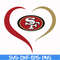 NFL0710202016L-San francisco 49ers heart svg, 49ers heart svg, Nfl svg, png, dxf, eps digital file NFL0710202016L.jpg