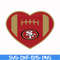 NFL0710202043L-San francisco 49ers heart svg, 49ers heart svg, Nfl svg, png, dxf, eps digital file NFL0710202043L.jpg