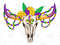 Mardi Gras Bull Skull Png Sublimation Design, Mardi Gras Png, Bull Skull Png, Western Mardi Gras Bull Skull Png Digital Downloads.jpg