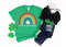 St Patricks Day Rainbow Shirt, Four Leaf Clover Shirt,Happy St Patrick's Day Shirt, Gift For Irish Women, Shamrock Shirt, St Paddys Day Gift.jpg