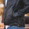Men's Casual Signature Diamond Lambskin Leather Jacket-Vintage Black_2.jpg