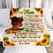 Mother's Day Gift, Personalized Mom Blanket To My Mom Blanket Everything I Am Black Woman Fleece Blanket 1.jpg