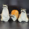 3 Vintage RACCOONS Porcelain Figurines set 3 PCS USSR 1970s.jpg