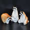 11 Vintage RACCOONS Porcelain Figurines set 3 PCS USSR 1970s.jpg