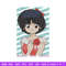 Akane Tendo Embroidery Design, Ranma Embroidery, Embroidery File, Anime Embroidery, Anime shirt, Digital download.jpg