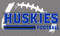 Huskies Football Digital Design Royal & Black PNG - Football enthusiasts and Huskie Fans - Instant Download, transparent background.jpg