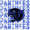 Panthers Distressed Mascot, Royal, Design PNG, Digital Download 1.jpg