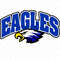 Royal Blue Eagles Arched Mascot Design PNG & JPG, Digital Download, Sublimation File.jpg