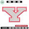 Youngstown State logo embroidery design,NCAA embroidery,Sport embroidery, Logo sport embroidery, Embroidery design.jpg