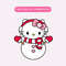 Snowman Kawaii Kitty PNG, Cute Snowman Sublimation Graphic, Christmas Kitty PNG, Cute Red Kitty Snowman Clipart.jpg