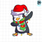 Dabbing Penguin Svg, Penguin Christmas Svg, Penguin Xmas Svg, Penguin Santa Hat Svg, Funny Penguin S.jpg