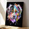 Australian Shepherd Splash - Dog Pictures - Dog Canvas Poster - Dog Wall Art - Gifts For Dog Lovers - Furlidays.jpg