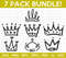 Crown SVG Bundle, Crown Doodle Svg, Crown Svg, Tiara Svg, Queen Tiara Svg, Princess Tiara Svg, King Crown svg, Cut File for Cricut.jpg