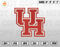 Houston Cougars Embroidery File, NCAA Teams Embroidery Designs, Machine Embroidery Design File.jpg