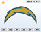 Los Angeles Chargers Embroidery Designs, NCAA Logo Embroidery Files, Machine Embroidery Pattern, Digital Download.jpg