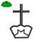 Christian Cross Embroidery logo for Polo Shirt..jpg