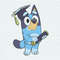 Retro Bluey Graduation Cartoon SVG.jpeg