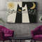 Cat Landscape Canvas - Vintage Black And White Cat - Canvas Print - Cat Wall Art Canvas - Furlidays.jpg