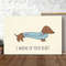 Dog Landscape Canvas - Dachshund - Canvas Print - Dog Wall Art Canvas - Dog Canvas Art - Furlidays.jpg