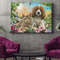 Dog Landscape Canvas - Kitten and Puppy - Canvas Print - Dog Painting Posters - Dog Canvas Art - Dog Wall Art Canvas - Furlidays.jpg