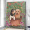Dog Portrait Canvas - Beagle And Golden Retriever Canvas Print - Dog Canvas Art - Dog Wall Art Canvas - Furlidays.jpg