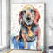 Dog Portrait Canvas - Beagle Portrait - Canvas Prints - Dog Canvas Art - Dog Wall Art Canvas - Furlidays.jpg