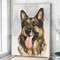 Dog Portrait Canvas - German Shepherd Canvas Print - Dog Wall Art Canvas - Dog Poster Printing - Furlidays.jpg