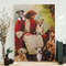 Dog Portrait Canvas - God Surrounded By Dogs Angels Canvas - God Canvas - Dog Wall Art Canvas - Furlidays.jpg