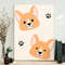 Dog Portrait Canvas - Lots of Corgis - Canvas Print - Dog Canvas Print - Dog Wall Art Canvas - Furlidays.jpg