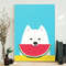 Dog Portrait Canvas - Sweet Samoyed - Dog Canvas Print - Canvas With Dogs On It - Dog Painting Posters - Furlidays.jpg