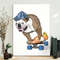 Dog Portrait Canvas - Yes, Let's Do It - English Bulldog - Canvas Print - Dog Wall Art Canvas - Furlidays.jpg