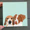 Dog Square Canvas - Beagle And Brittany - Canvas Print - Dog Canvas Print - Dog Canvas Art - Dog Painting Posters - Furlidays.jpg