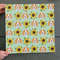 Dog Square Canvas - Beagles Pattern Floral Sunflowers - Canvas Print - Dog Canvas Print - Dog Wall Art Canvas - Furlidays.jpg
