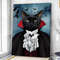 Portrait Canvas - Cat Vampire - Fancy Cat Portrait - Cat Canvas Print - Cat Wall Art Canvas - Furlidays.jpg