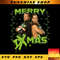 WWE Christmas Shawn Michaels Merry DX-Mas Paint Drip png, digital download, instant.png