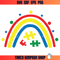 Autism Rainbow Svg, Puzzle Piece Svg, Autism Awareness Svg.jpg