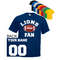 Lions kids shirt infant t-shirt sport customized personalized name and number child boy kid's shower baby.jpg
