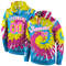 TIE DYE PINK-WHITE 3D PATTERN DESIGN SPORTS Hoodie 3D, Personal All Over Print Hoodie Unisex